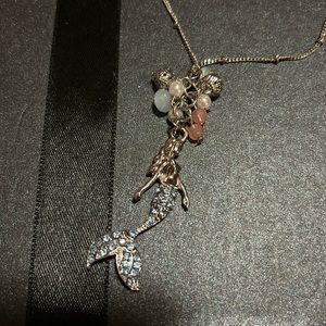 Mermaid Silver tone Necklace